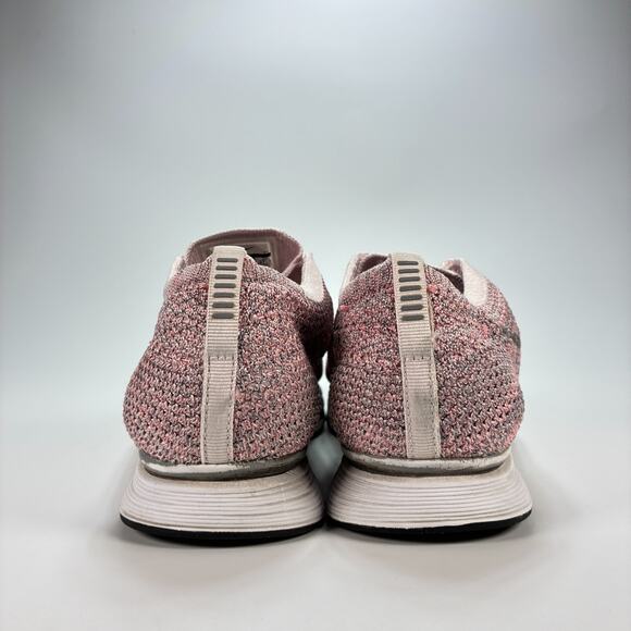 Nike Flyknit Racer Pink Gray Lightweight Running Shoe 526628-604 Men's Size 9.5 - Picture 5 of 11